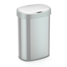 Nine Stars 13.2 Gallon Motion Sensor Trash Can with Stainless Steel Lid