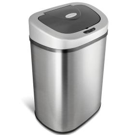 Nine Stars 21.1 Gallon Trash Can, Motion Sensor Touchless Kitchen Trash Can, Stainless Steel