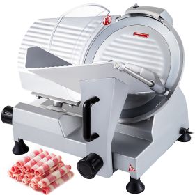 VEVOR Commercial Meat Slicer, 10 inch Electric Food Slicer, 240W Frozen Meat Deli Slicer