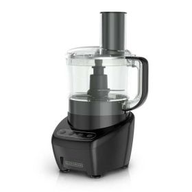 Easy Assembly 8-Cup Food Processor, Black