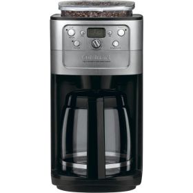 Grind & Brew 12 Cup Coffeemaker, Chrome