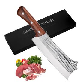 Kegani Meat Cleaver Knife - Heavy Duty Bone Chopper - 1.4 Lbs Butcher Knife Bone Knife - High Carbon Steel Butcher Knife For Meat Cutting, Bone Cuttin (Option: Meat Cleaver Knife)