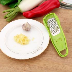 Kitchen Gadget Garlic Masher Seasoning Grinder (Option: Simple packing-Light green)