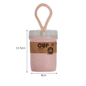 Plastic Microwaveable Sealing Soup Pot (Color: Pink)