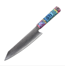 8 inch Damascus chef knife Cut knife Japanese fish knife Kitchen knife (Option: Chef Knife)