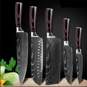 Carpenter's Special Set 6-piece Set 8-piece Set Knife Chef Knife Kitchen Knife Cooking (Option: 5set)