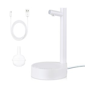 Intelligent Desktop Electric Water Pumps Water Wireless Water Discharge Adjustable Portable Detachable (Option: Whiite)