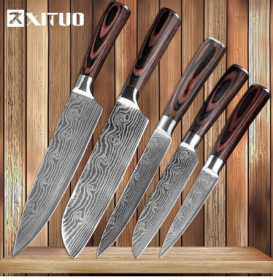 Carpenter's Special Set 6-piece Set 8-piece Set Knife Chef Knife Kitchen Knife Cooking (Option: 5pcs value set)