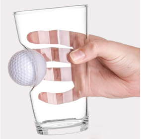 Stuck In Glass Beer Mug Golf Embedded Creative Wine Glass (Option: Default)