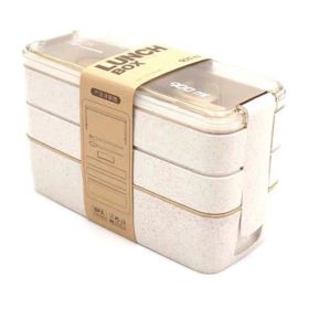 Separate Microwave Oven Light Lunch Box (Option: Apricot)