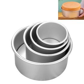 Heightened Cake Mould Deepened Anode Removable Bottom Mold Baking Tool (size: 8Inch)