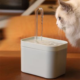 Cat Water Fountain Auto Filter USB Electric Mute Cat Drinker Bowl 1.5L Recirculate Filtring Drinker for Cats Pet Water Dispenser (Color: Navy Blue, size: US Plug)