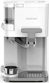 Cuisinart Soft Serve Ice Cream Machine- Mix It In Ice Cream Maker for Frozen Yogurt, Sorbet, Gelato, Drinks 1.5 Quart (Color: White)