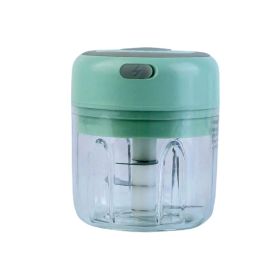 Quick Chop Powered Herbs; Veggie Chopper And Salsa Maker (Color: MINT)